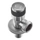 Кран для подключения сантехприборов MIXXUS VAL-05-1/2x3/4 из нерж. стали MI6027