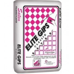 Шпаклевка гипсовая Elite gips Saten Ultra White финишная 25 кг Шпаклевка гипсовая Elite gips Saten Ultra White финишная 25 кг