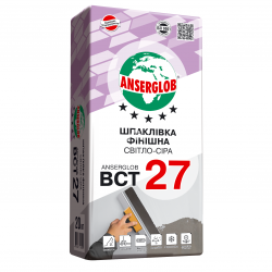 Финишная шпаклёвка светло-серая Anserglob (Ансерглоб) ВСТ 27 20кг