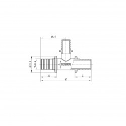 Тройник переходной KOER KA.T25-20-25 - 25(3.5mm) x 20(2.8mm) x 25(3.5mm) KR4892 Тройник переходной KOER KA.T25-20-25 - 25(3.5mm) x 20(2.8mm) x 25(3.5mm) KR4892
