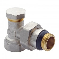 Вентиль радиаторный угловой 1/2x1/2 антипротечка Koer KR.902-Gi KR0174