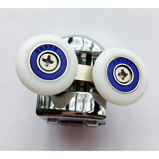 Ролики двойные для душевых кабин верхние MIXXUS PREMIUM ROLLERS SCP01-1 CHROME MI7161 Ролики двойные для душевых кабин верхние MIXXUS PREMIUM ROLLERS SCP01-1 CHROME MI7161