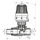 Кран прямой с термоголовкой PPR 20x1/2 Koer K0155.PRO KP0198