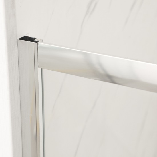 Двери в нишу раздвижные MIXXUS PREMIUM DIVERSE SD01-100x185-TR CHROME стекло прозрачное 5мм MI7165 Двери в нишу раздвижные MIXXUS PREMIUM DIVERSE SD01-100x185-TR CHROME стекло прозрачное 5мм MI7165