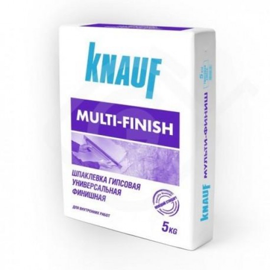 Knauf Multi Finish шпаклевка гипсовая универсальная 5кг