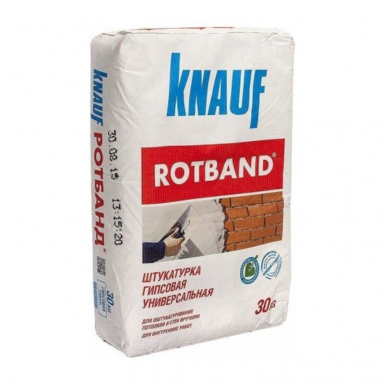 Knauf Rotband штукатурка гипсовая универсальная 30кг