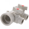 Коллектор распределительный 2-way с шаровыми кранами 40x20 PPR Koer K0169.PRO KP0219