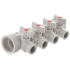 Коллектор распределительный 4-way с шаровыми кранами 40x20 PPR Koer K0171.PRO KP0221