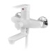 Смеситель для ванны PLAMIX OSCAR-008 EURO SET WHITE со шлангом и лейкой PM0698 Смеситель для ванны PLAMIX OSCAR-008 EURO SET WHITE со шлангом и лейкой PM0698