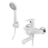 Смеситель для ванны PLAMIX OSCAR-008 EURO SET WHITE со шлангом и лейкой PM0698