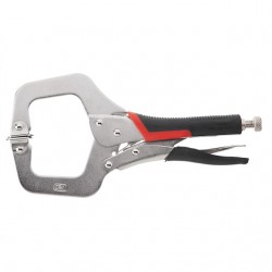 Клещи зажимные C-type 280мм Cr-V INTERTOOL UT-5206 Клещи зажимные C-type 280мм Cr-V INTERTOOL UT-5206