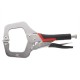 Клещи зажимные C-type 280мм Cr-V INTERTOOL UT-5206