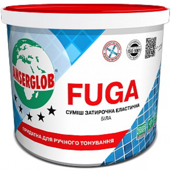Затирка для плитки Anserglob FUGA белая 1кг
