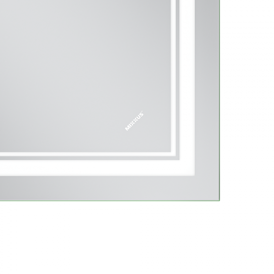 Зеркало LED (подсветка часы антизапотивание) MIXXUS QUADRO MR20-50x80-Reverse MP6620 Зеркало LED (подсветка часы антизапотивание) MIXXUS QUADRO MR20-50x80-Reverse MP6620