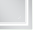 Зеркало LED (подсветка часы антизапотивание) MIXXUS QUADRO MR20-50x80-Reverse MP6620 Зеркало LED (подсветка часы антизапотивание) MIXXUS QUADRO MR20-50x80-Reverse MP6620