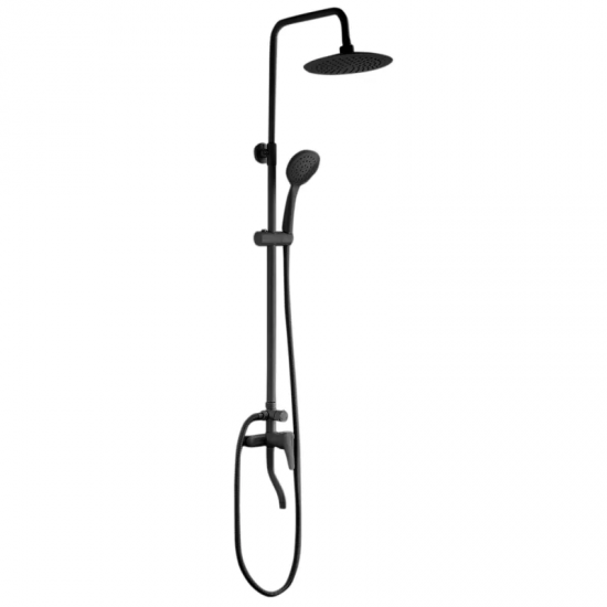 Душевая колонна со смесителем PLAMIX RAIN-009-J BLACK PM0683