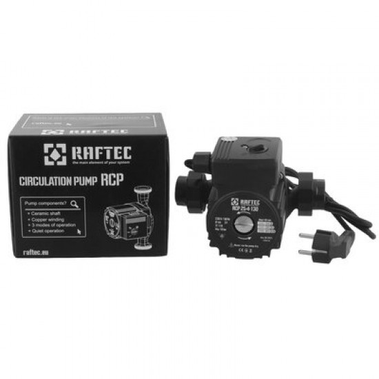 Насос циркуляционный Raftec RCP 25-4/130 мм с кабелем 108246 Насос циркуляционный Raftec RCP 25-4/130 мм с кабелем 108246