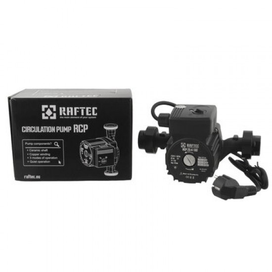 Насос циркуляционный Raftec RCP 25-4/180 мм с кабелем 108248