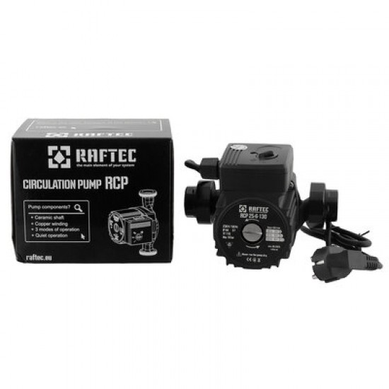 Насос циркуляционный Raftec RCP 25-6/130 мм с кабелем 108249