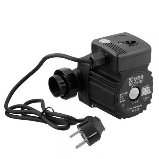 Насос циркуляционный Raftec RCP 25-6/130 мм с кабелем 108249
