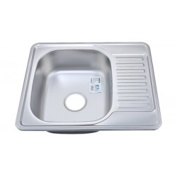 Мойка для кухни из нержавеющей стали врезная VENTA Satin 570x480 VM58488S 109628 Мойка для кухни из нержавеющей стали врезная VENTA Satin 570x480 VM58488S 109628