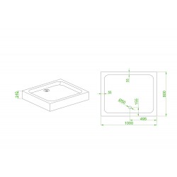 Душевой поддон Mixxus HARD ST01-100x80x13 NEW диаметр слива 52 мм MI8430 Душевой поддон Mixxus HARD ST01-100x80x13 NEW диаметр слива 52 мм MI8430