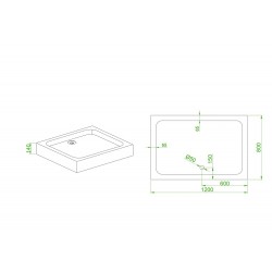 Душевой поддон Mixxus HARD ST01-120x80x13 NEW диаметр слива 52 мм MI8431 Душевой поддон Mixxus HARD ST01-120x80x13 NEW диаметр слива 52 мм MI8431