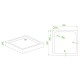 Душевой поддон Mixxus MIXXUS CUBIC ST01-90x90x13 квадратный с сифоном MI8371 Душевой поддон Mixxus MIXXUS CUBIC ST01-90x90x13 квадратный с сифоном MI8371