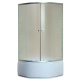 Душевая кабина с высоким поддоном матовое стекло Mixxus PLAIN SCT01-90x90x195-FB SATIN MI6894