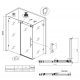 Душевая кабина Koer SR SC07-120x90x200-TR-01 без поддона прозрачное Easy Clean 8мм, хром KR5370 Душевая кабина Koer SR SC07-120x90x200-TR-01 без поддона прозрачное Easy Clean 8мм, хром KR5370