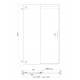 Двери в нишу раздвижные Koer SR SD02-140x200-TR-01 прозоре скло Easy Clean 8мм хром KR5383 Двери в нишу раздвижные Koer SR SD02-140x200-TR-01 прозоре скло Easy Clean 8мм хром KR5383