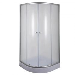 Душевая кабина с низким поддоном MIXXUS PLAIN SCT02-90x90x195-FB SATIN матове стекло 4мм MI6897