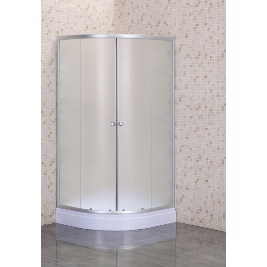 Душевая кабина с низким поддоном MIXXUS PLAIN SCT02-90x90x195-FB SATIN матове стекло 4мм MI6897 Душевая кабина с низким поддоном MIXXUS PLAIN SCT02-90x90x195-FB SATIN матове стекло 4мм MI6897