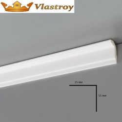 Плинтус потолочный LUX 2м Е-32