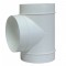 Тройник для круглых вентиляционных каналов d 125 Вентс 232