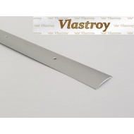Порожек для пола гладкий 40х5 серебро 1.8 м 4162 (АП011)