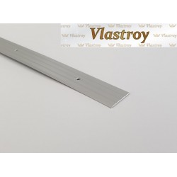Порожек для пола рифленый серебро 40х3 1.8 м 4114 Порожек для пола рифленый серебро 40х3 1.8 м 4114