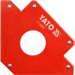 Магнитный уголок (струбцина магнитная) для сварки YATO YT-0865 122х190х25мм