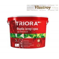Краска Триора (Triora) для стен интерьерная моющаяся 5,0 л Краска Триора (Triora) для стен интерьерная моющаяся 5,0 л