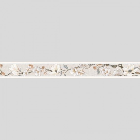 Бордюр для плитки Долориан вертикальный серый Интеркерама (Intercerama) 071