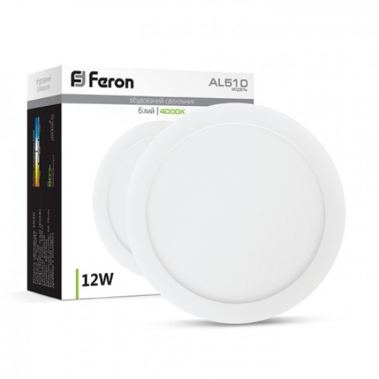 Светодиодный точечный LED светильник FERON AL 510 12W 4000 K Светодиодный точечный LED светильник FERON AL 510 12W 4000 K