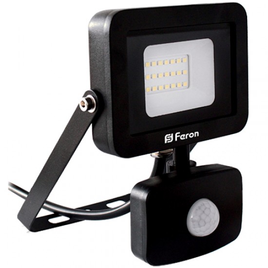 Прожектор светодиодный с датчиком движения 30 W FERON LL-803 6400K 230V