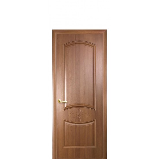 Дверь Донна (Интера) ПВХ ДеЛюкс глухое  с гравировкой цвет патина