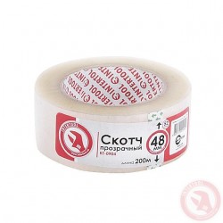 Скотч прозрачный 45ммх200мx44мкм Intertool KT-0904 Скотч прозрачный 45ммх200мx44мкм Intertool KT-0904