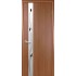 Дверь Злата (Квадра) ПВХ DeLuxe с зеркалом и рисунком Р1 Золотая Ольха
